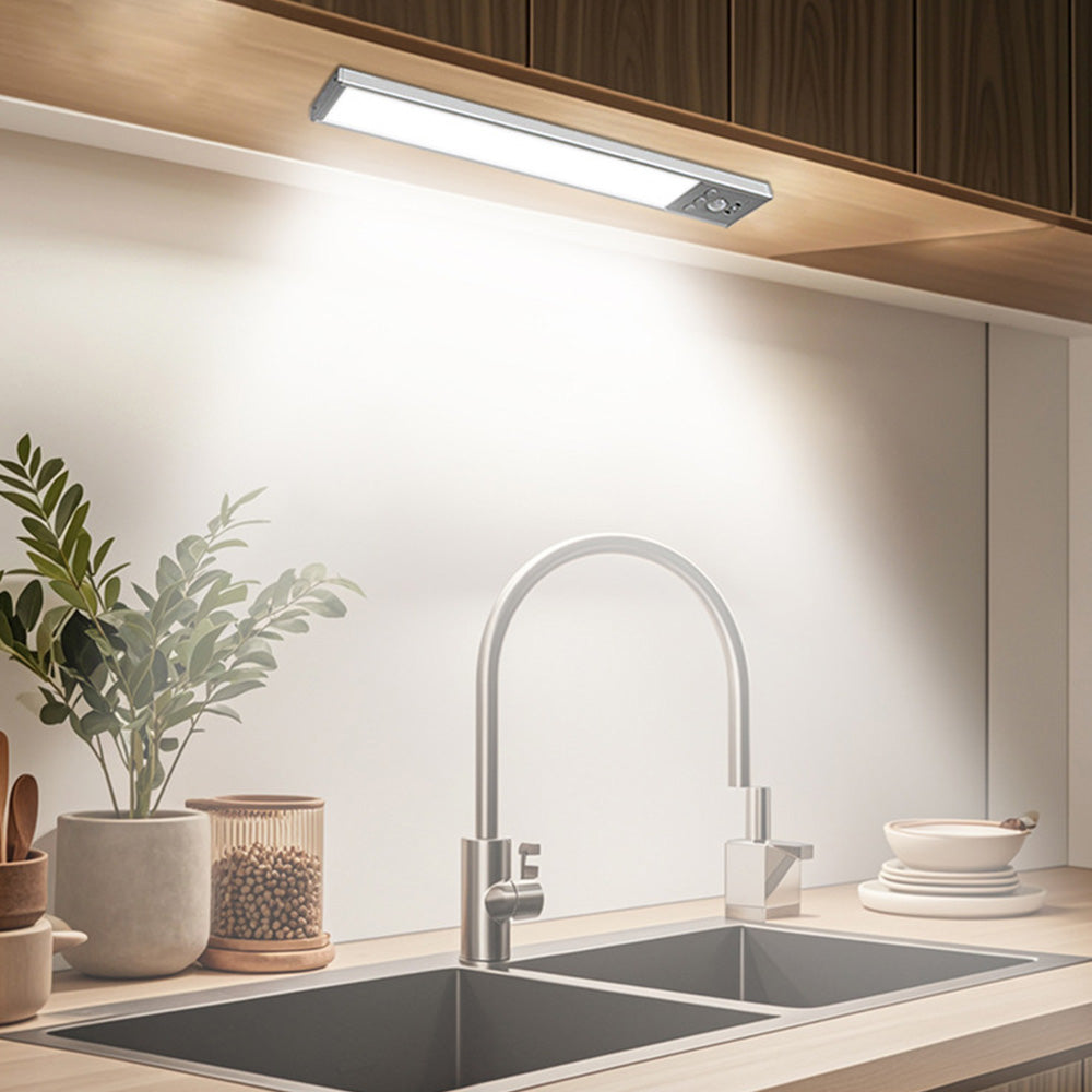 Under Cabinet Lighting Rechargeable 3 Color Temps 3 Level Brightness With Motion Sensor