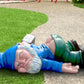 Funny Drunk Garden Gnome Patio Ornament Rude Passed Out Statue for Yard Decor