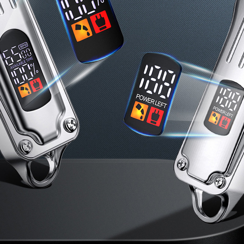 2Pcs LCD Display Cordless Hair Trimmers Set for Men