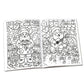 10Pcs Christmas Coloring Books Santa Claus Snowman Designs Holiday Gift