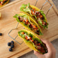 4Pcs Stainless Steel Taco Shell Holder Stand Taco Tray Plates for Taco Bar Gifts Accessories