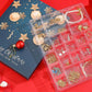 24PCS Christmas Jewelry Advent Calendar Bracelet Necklace Ring Earrings Set