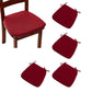 4Pcs Hoof-Shape Non-Slip Chair Cushion With Ties
