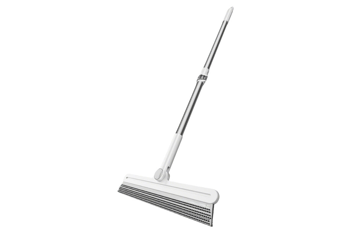 Telescopic Hair Remover Carpet Brush Squeegee Floor Broom
