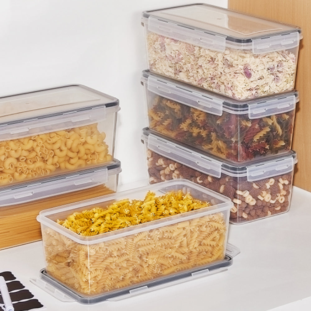 4Pcs Airtight Square Food Storage Container