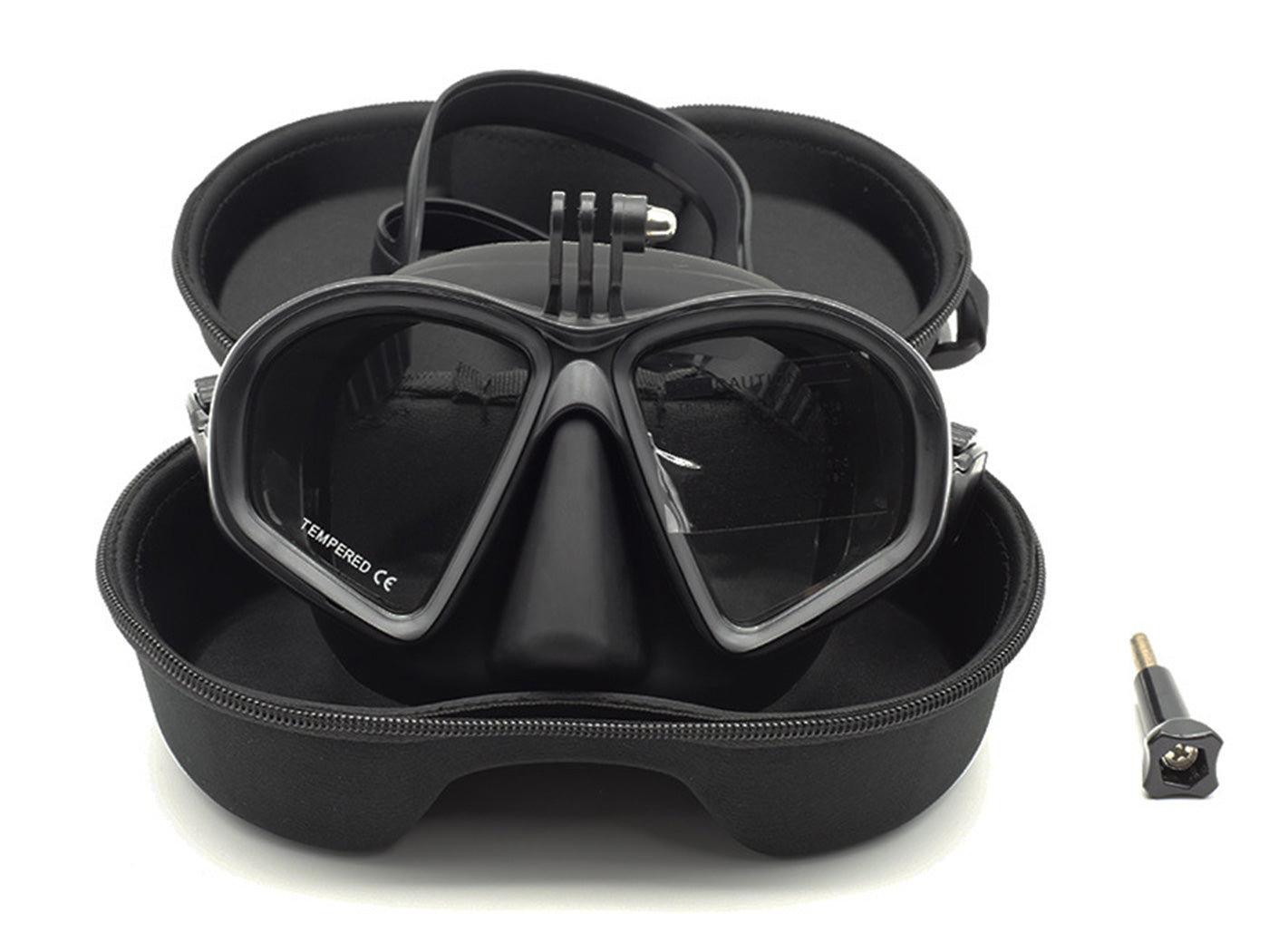 Swimming Goggles Diving Snorkeling Dive Glasses with GoPro Bracket