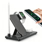 5-in-1 Foldable Wireless Charger Fast Charging Stand for Phone Apple Pen Stylus Apple Watch Apple Earbuds