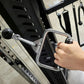 Single D Stirrup Handle with Rubber Grips for Cable Exercise Equipment