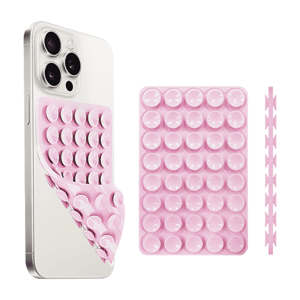 5 Pack Double Sided Silicone Phone Suction Pad 80 Stickers Grip for Car Desk Holder