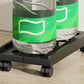 Computer Stand Adjustable with Wheels Mobile PC Case Holder Universal for Home