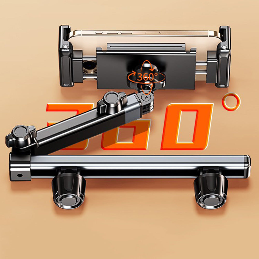 Universal 360 Degrees Extendable Car Headrest Tablet Holder For iPhone iPad