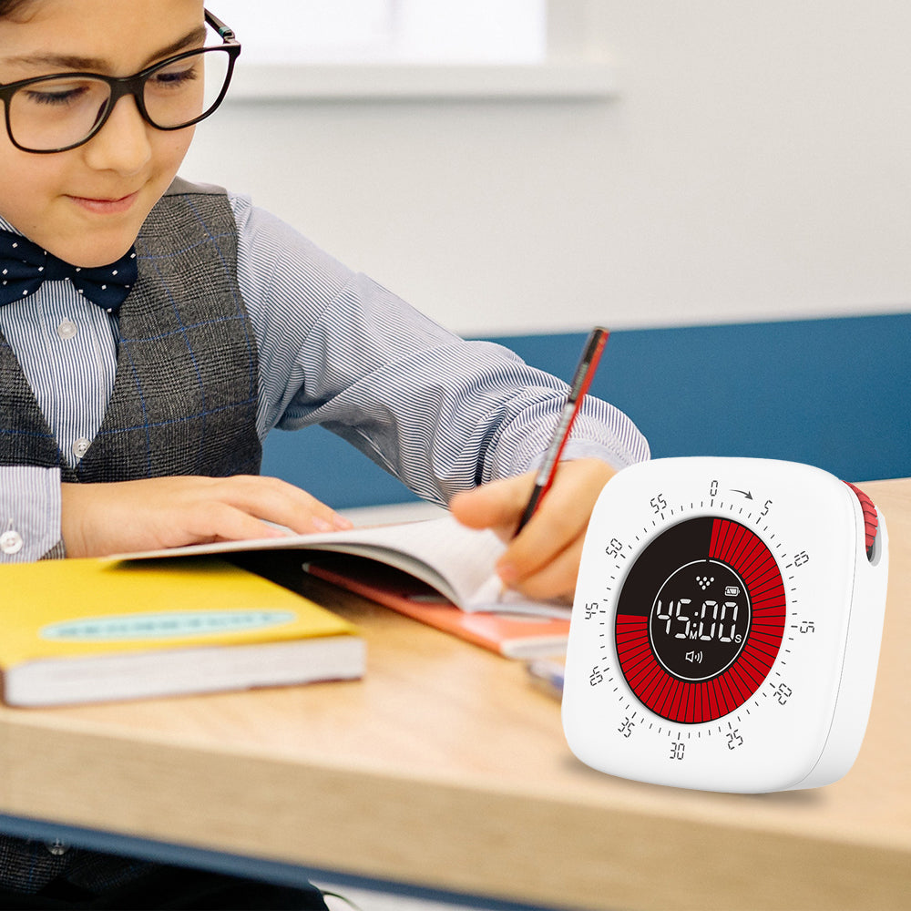 Rechargeable Visual Timer 60-Minute Countdown Timer with Alarm