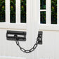 2 Pack Door Security Chain Lock Strong Door Chain Lock with 12 Screws for Wood Door