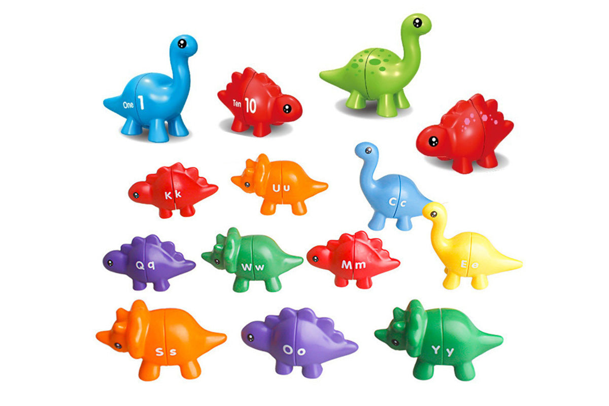 Dinosaur Alphabet Matching Toys Educational Learning Game