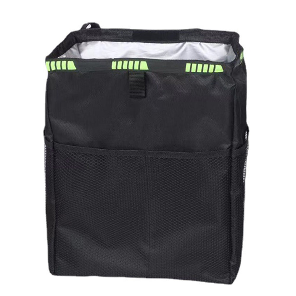 2Pcs Water-Resistant Car Back Seat Trash Can Hanging Organizer Bag