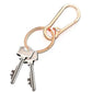 4 Pcs Metal Keychain Key Ring Clip Holder for Home Car Keys and Bags