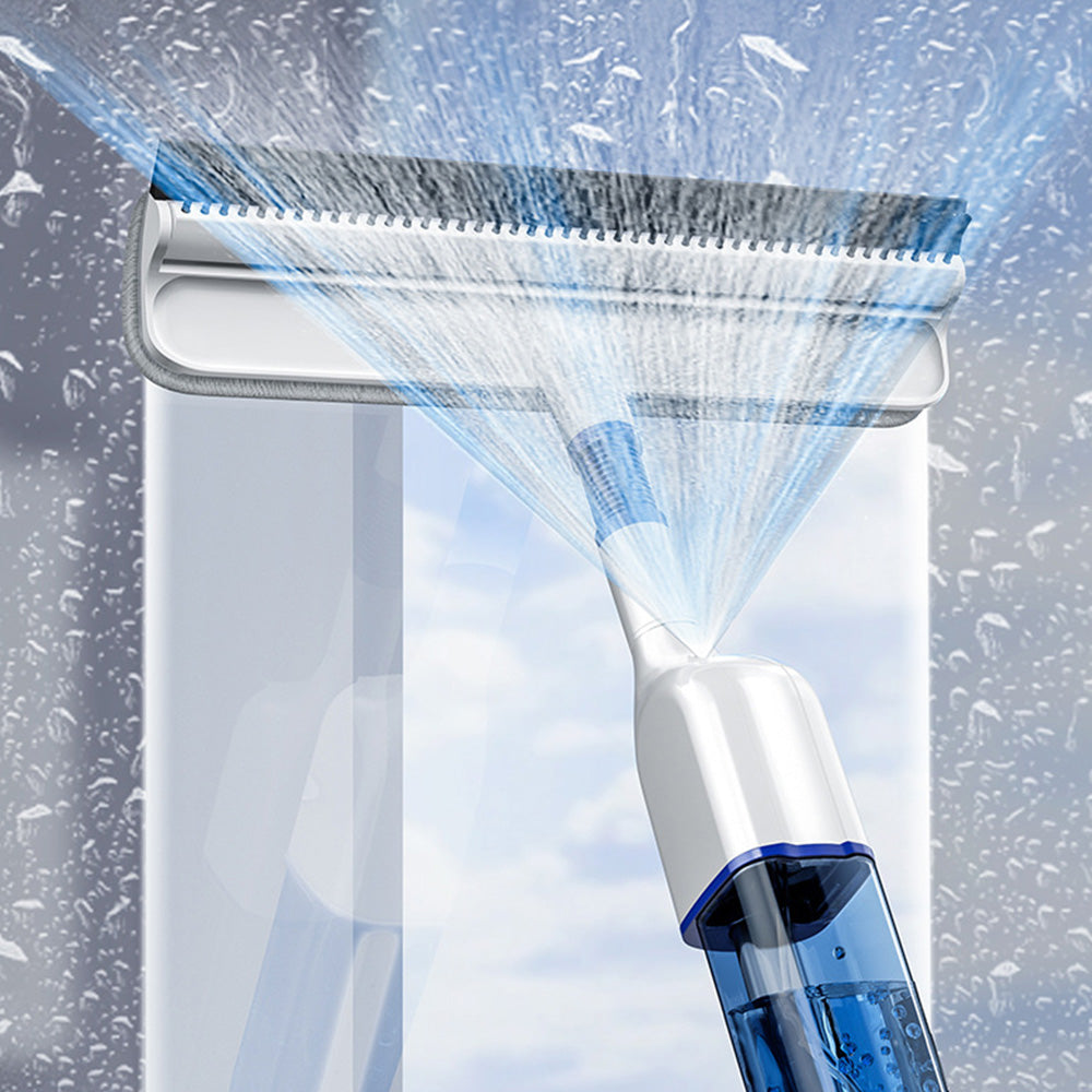 Window Cleaning Kit with Spray Mop High Rise Glass Cleaner for Home & Office