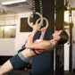 Wooden Gymnastic Rings Set Adjustable Fitness Rings for Home Workouts