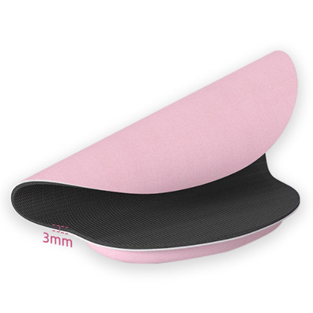 3Pcs Gaming Mouse Pad Mouse Pad with Wrist Rest Circle Curved Ergonomic Mousepad