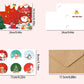 30 Pack Christmas Money Cards With Envelopes Christmas Money Holders For Cash Gift
