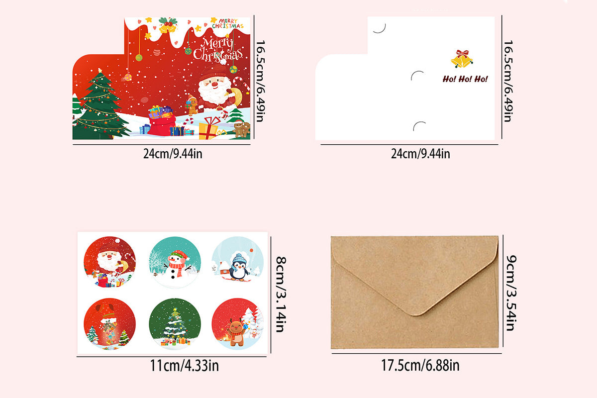 30 Pack Christmas Money Cards With Envelopes Christmas Money Holders For Cash Gift