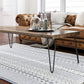 4Pcs Hairpin Furniture Table Legs with Rubber Feet