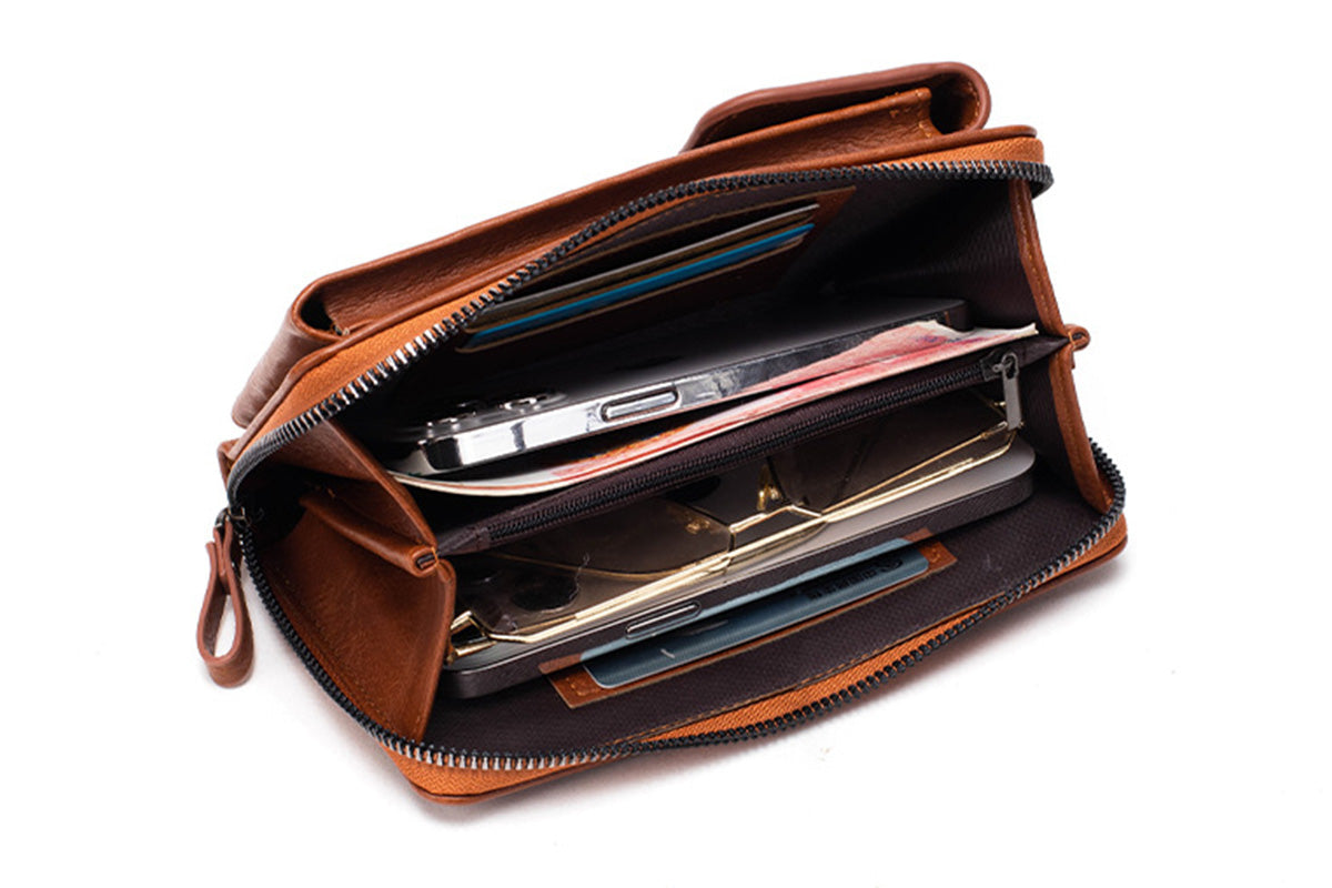 PU Leather Women Pouch Bag Mobile Phone Bag Crossbody Purse Wallet Shoulder Bag