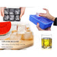 Silicone Ice Tray Mold with Lid Makes 6 Large Cubes