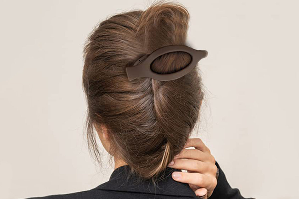 8Pcs French Flat Hair Clips for Women Flat Claw Clips for Thick and Thin Hair