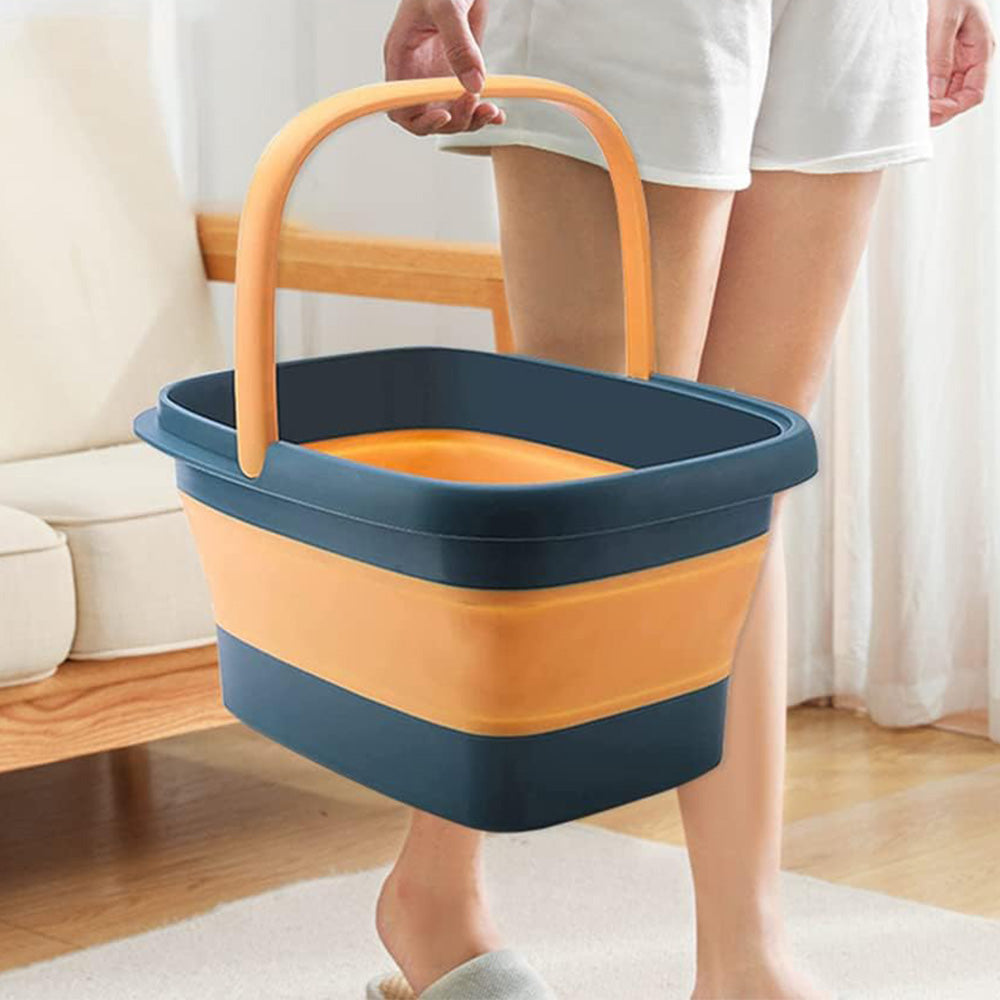 Collapsible Foot Bath Basin for Soaking Feet Foot Tub with Massage Acupoint