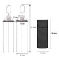 4Pcs 3-Way Stainless Steel Grilling Sticks for BBQ Kebab
