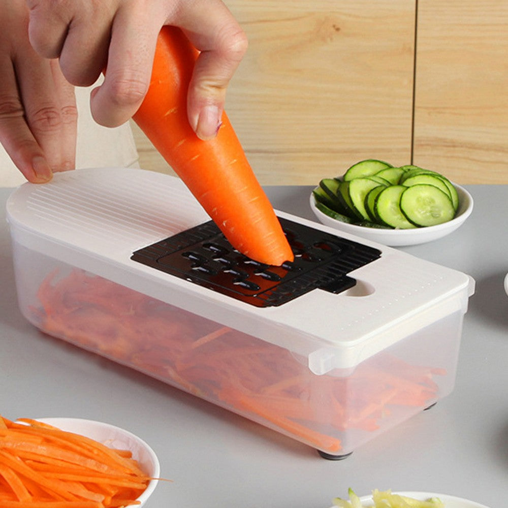 7-in-1 Vegetable Chopper with Container and Blades