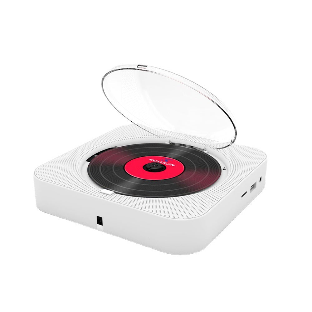 Wall Mountable CD Music Player with Bluetooth Mode