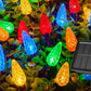 7M Solar Strawberry String Lights Waterproof Christmas Indoor Outdoor LED Holiday Decor