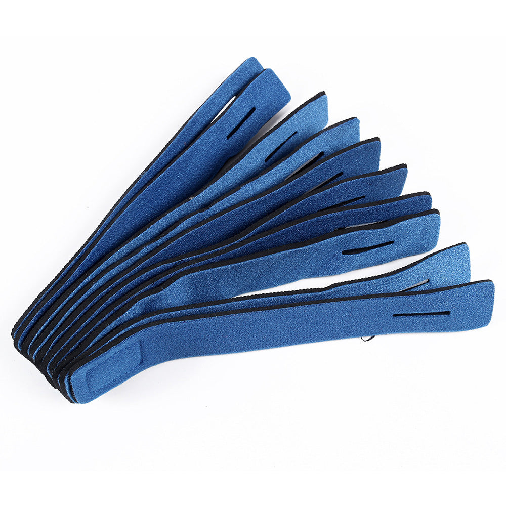 10Pcs Fishing Rod Straps Fishing Rod Clips for Casting Spinning Fly Rods