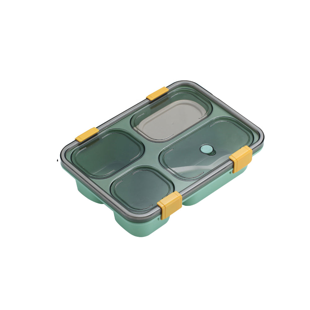 Portable Microwaveable Lunch Box Bento Box-4-Compartment