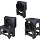 Folding 2 Step Stool Non Slip Portable Footstool Dual Heights Holds 300g