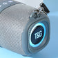 Portable Bluetooth Speaker, Portable Speaker, Bluetooth Speakers Wireless, LED Light Speaker Speakers Wireless Speaker with TF AUX FM for Shower Pool Party