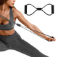 11Pcs Resistance Band Set Yoga Pilates Abs Exercise Fitness Tube Workout Bands