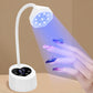 UV LED Nail Lamp Rechargeable Fast Curing with 3 Timers Auto Sensor for Gel Nails