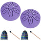 2Pcs Steel Tongue Drum Rain Chime Handpan Drum