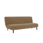 Armless Solid Color Stretch Folding Sofa Bed Cover
