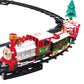 Hanging Christmas Train Set Toy with Lights Music and Track for Little Ones