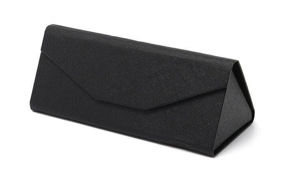Foldable Glasses Case PU Portable Sunglasses Case Magnetic Folding Hard Case