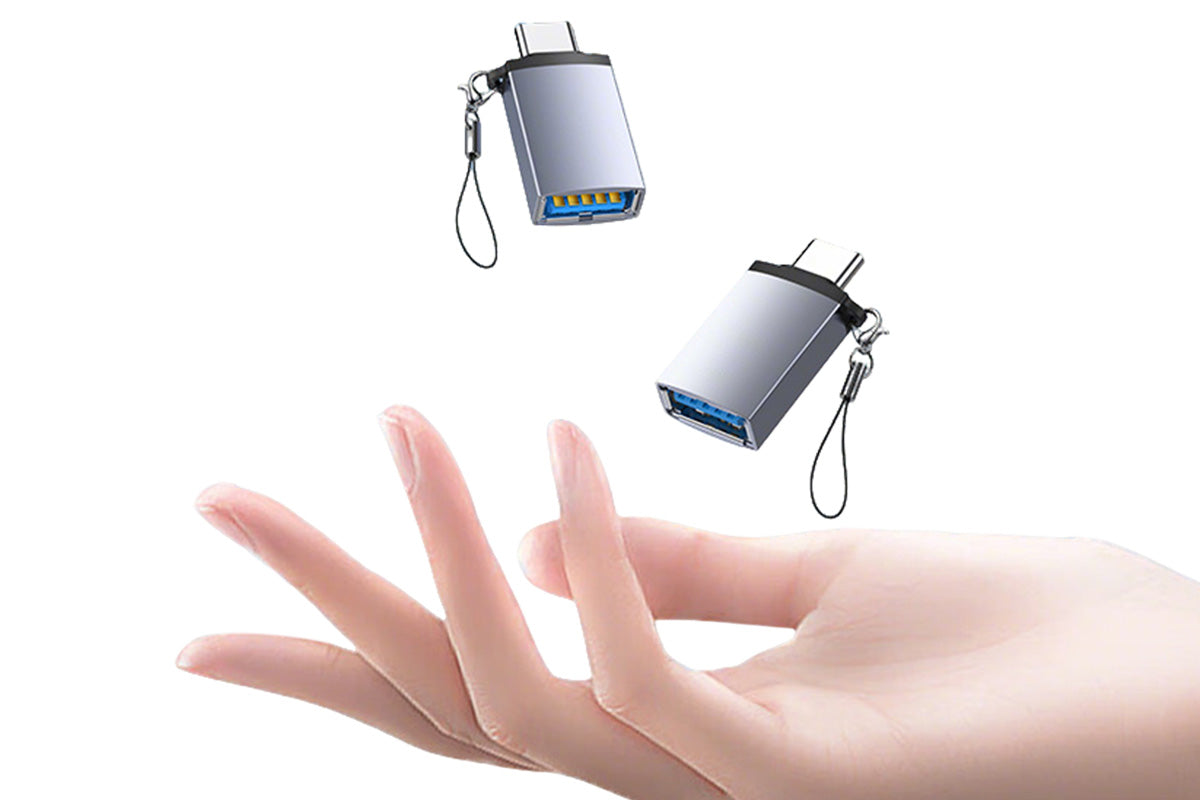 USB to Type C Adapter OTG Portable Converter Compatible with MacBook iPad Pro Samsung