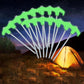 15Pcs Heavy Duty Steel Screw Drill Camping Tent Pegs with Glow in the Dark Head
