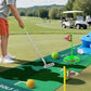 Kids Golf Set Indoor Outdoor Automatic Ball Return Golf Game for Family