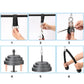 Home Gym Weight Pulley System Cable Machine Attachment Arm Strength Training Kit Black