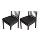 2Pcs Waterproof  PU Leather Stretch Seat Cushion Cover