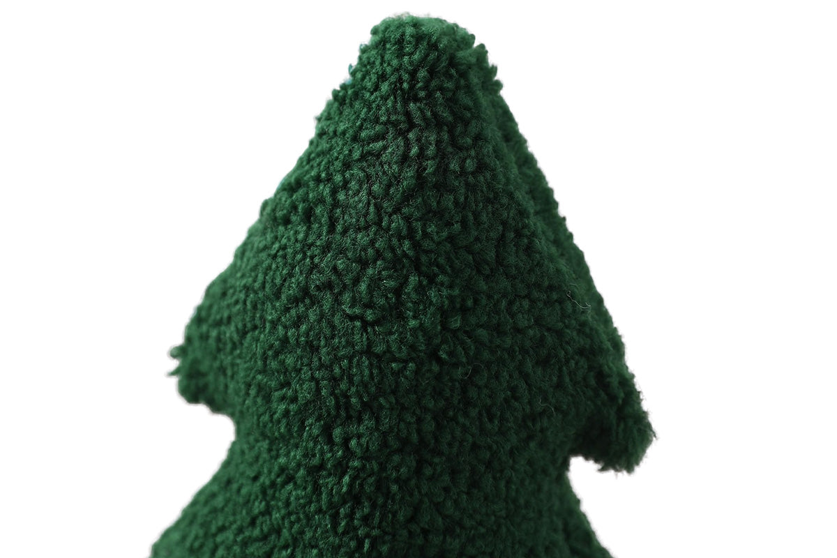 Christmas Tree Shaped Plush Pillow Soft Decorative Cushion for Holiday Home Decoration